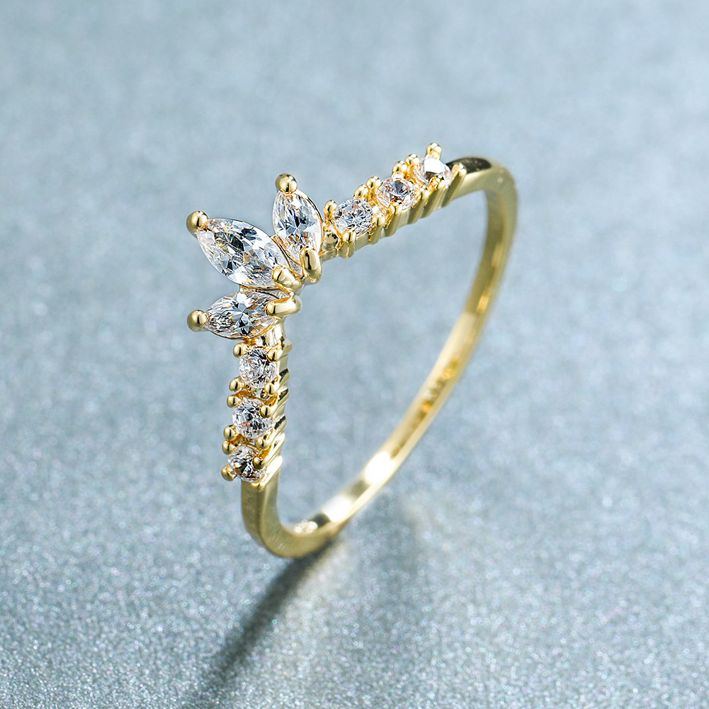 Gold Marquise Ring
