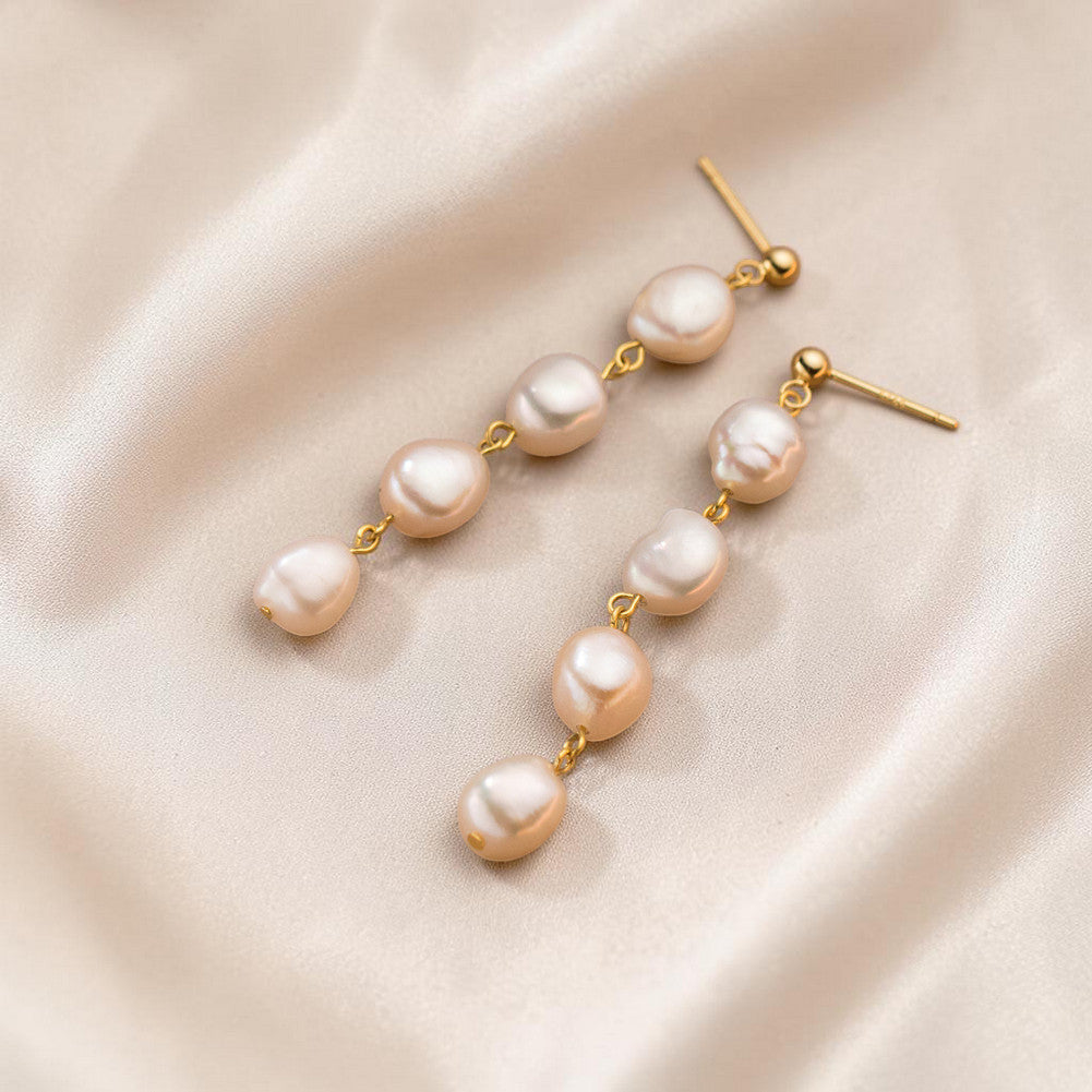Pearl Cascade Earrings