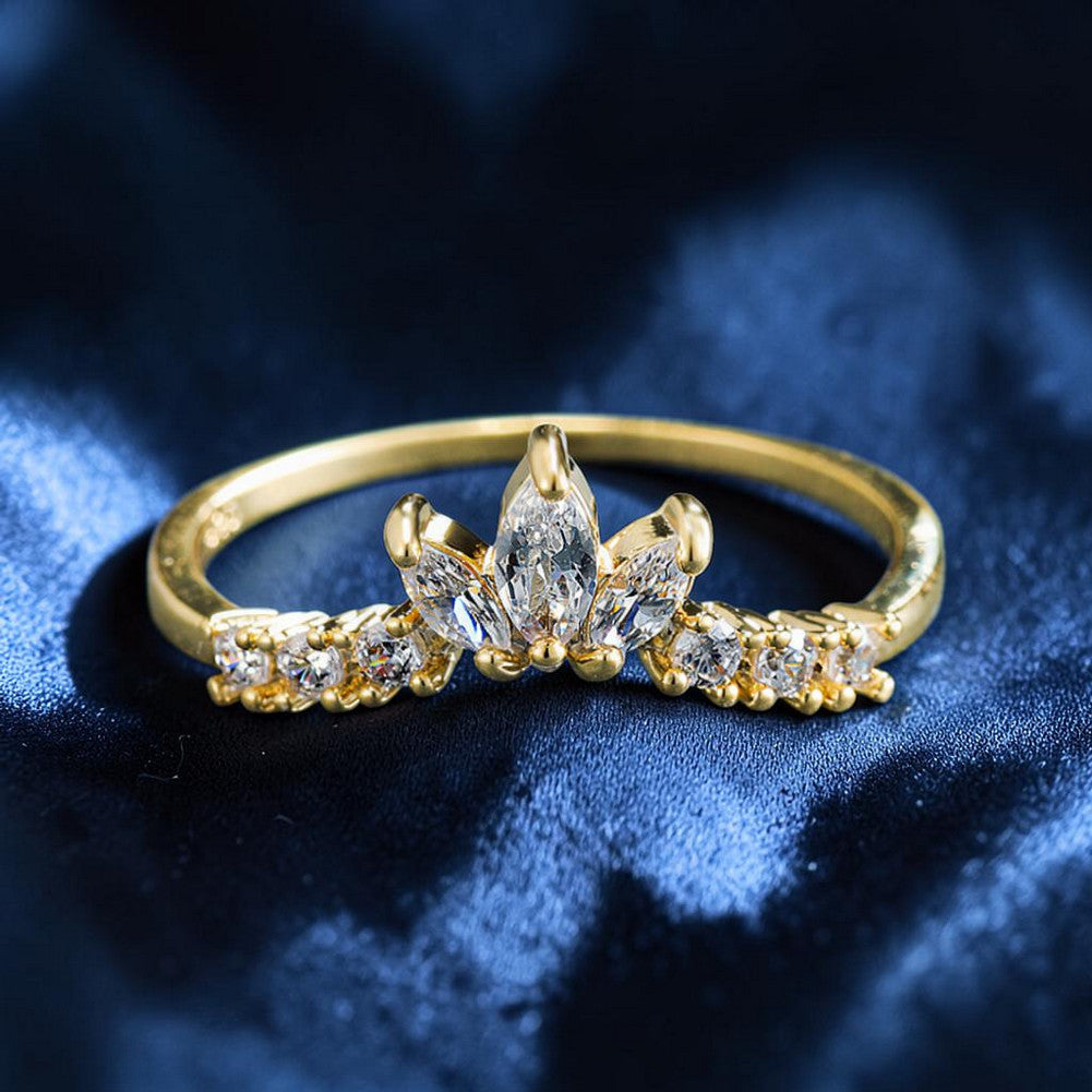 Gold Marquise Ring