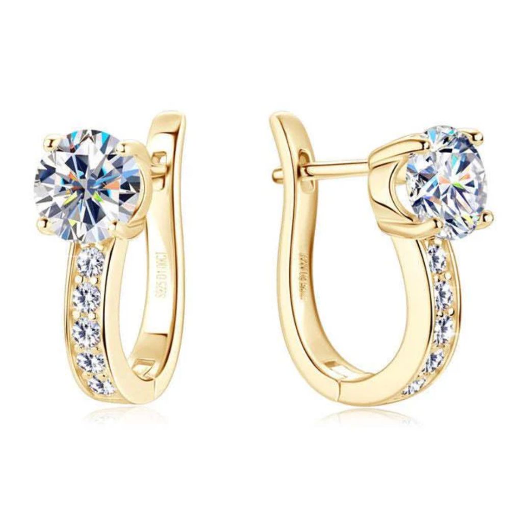 Elegant Huggie Earrings